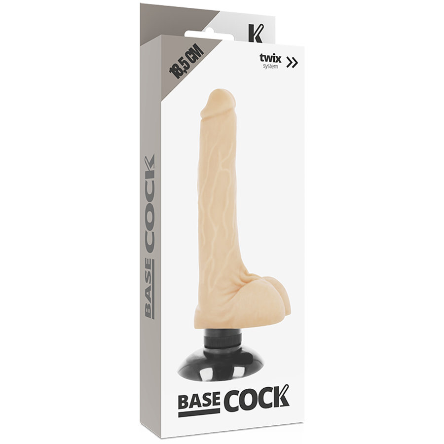 Basecock - Vibrationsdildo - Realistischer Vibrator mit Flexschaft