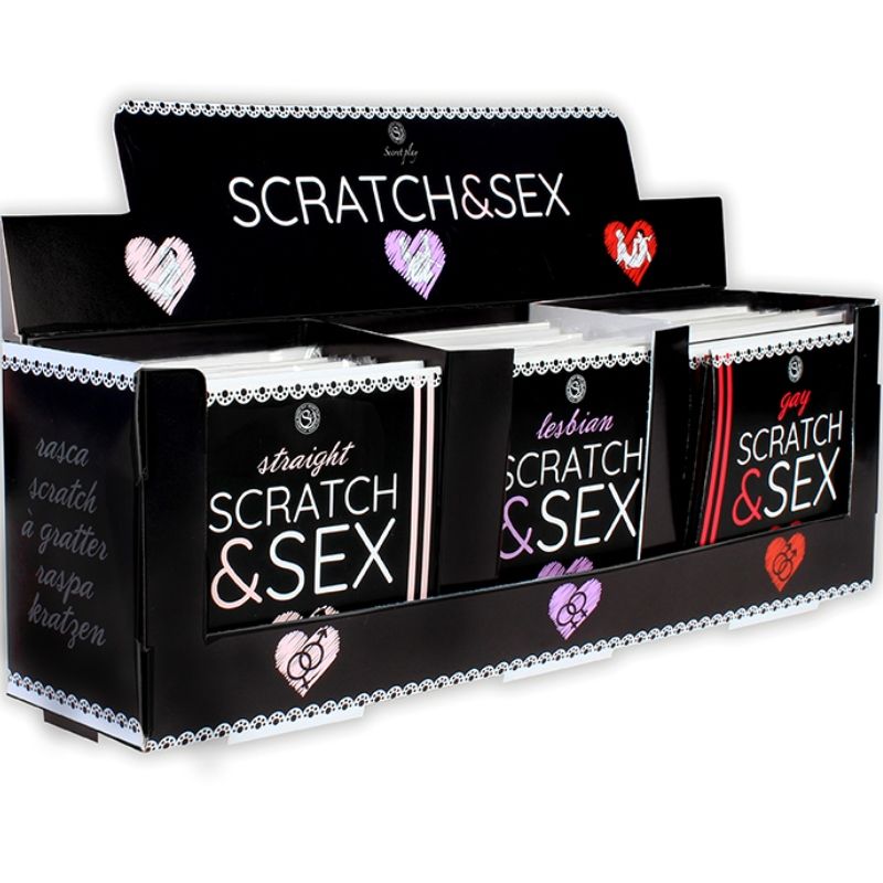 Secretplay - 36er-Display Scratch & Sex Spiele (es/en/fr/pt/de)