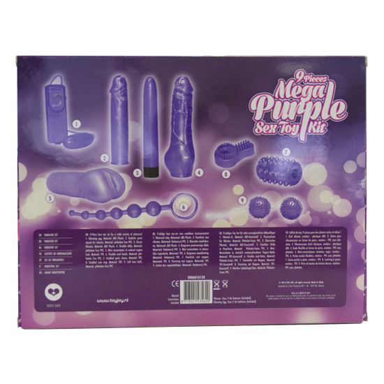 Toyjoy - Mega Purple - 9-teiliges Sex-Toy-Kit