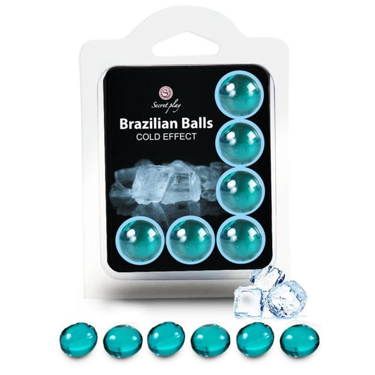 Secretplay - 6 Brasilianische Kugeln mit Kälte-Effekten