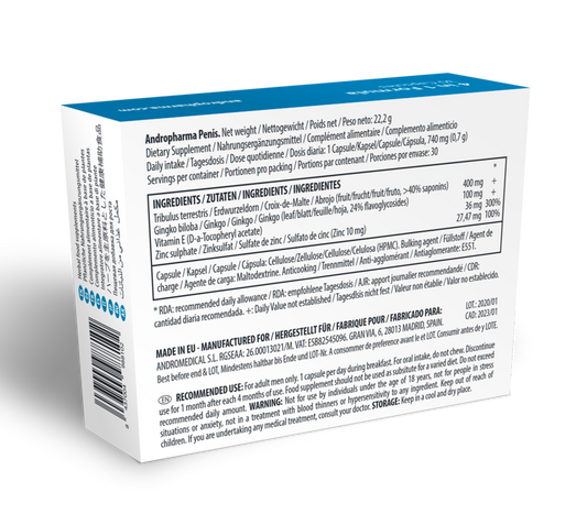Andro Medical - Tribulus & Ginko - Potenz-Kapseln