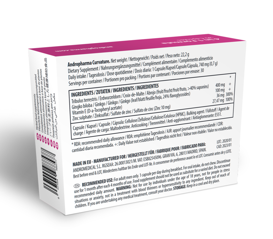 Andro Medical - Vitamin E & Trubulus - Potenz-Kapseln