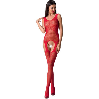 Passion - Netz-Body mit Spitze und transparenter Optik