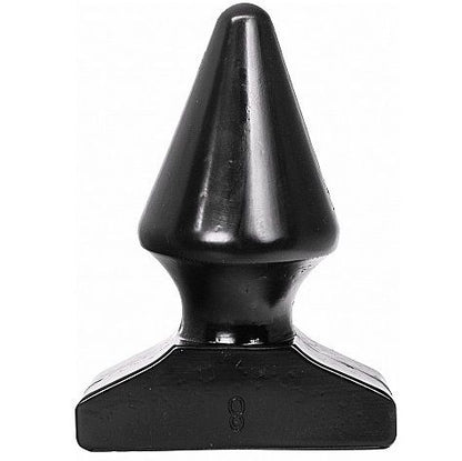 All Black - Kegelförmiger Buttplug für sanfte Dehnung