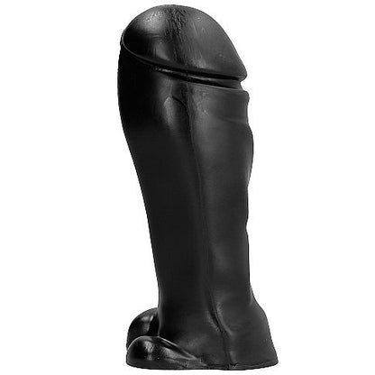 All Black - Dunkler XXL-Dildo mit festem Schaft