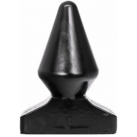 All Black - Großer kegelförmiger Analplug