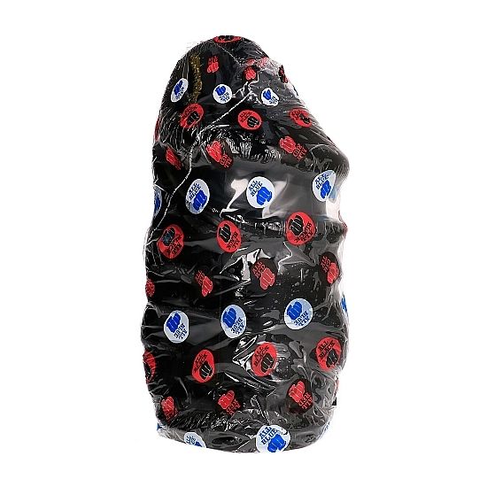 All Black - Großer glatter Dildo ohne Hoden