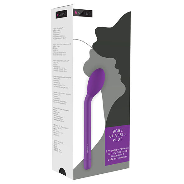 B Swish - G-Punkt-Vibrator - gebogener Silikonvibrator mit 5 Funktionen