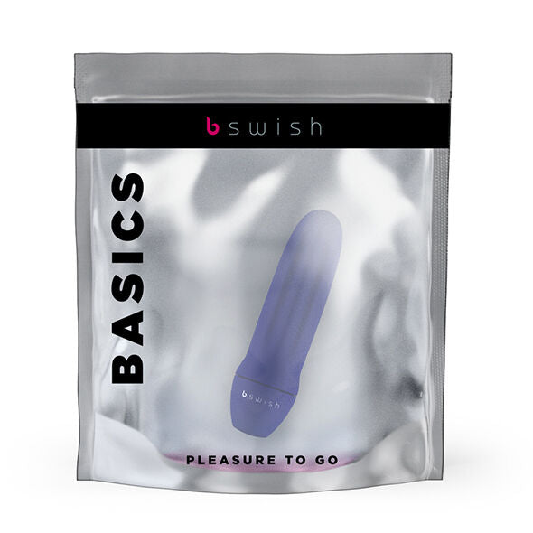 B Swish - Mini-Bullet-Vibrator mit Rippenstruktur
