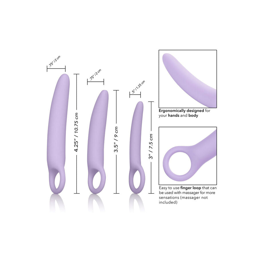 Calexotics - Vaginaldilatatoren - Silikon-Set zur sanften Dehnung