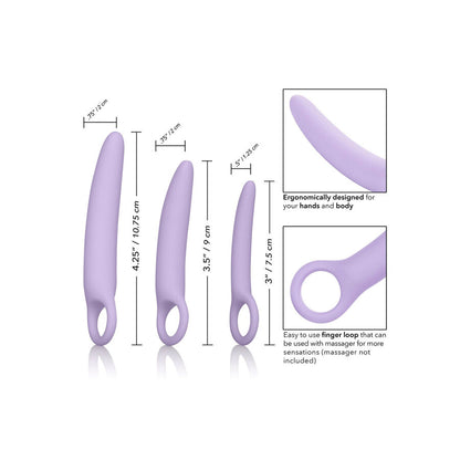 Calexotics - Vaginaldilatatoren - Silikon-Set zur sanften Dehnung