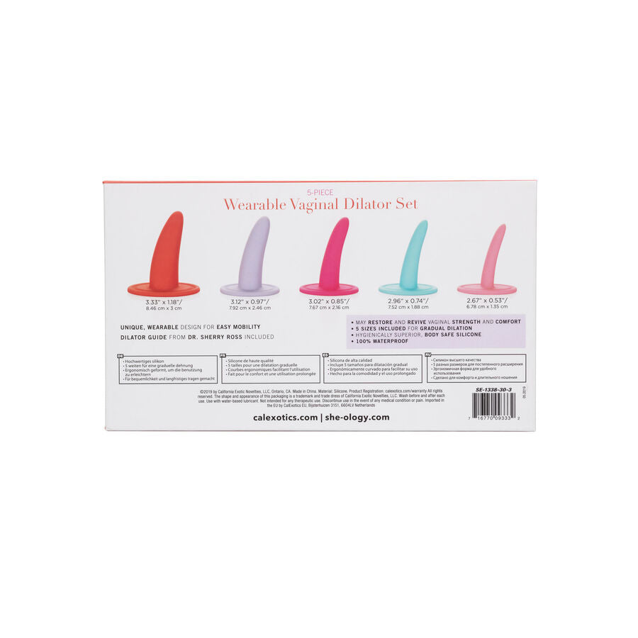 Calexotics - Vaginaldilatatoren - Silikon-Set zur Muskelstärkung