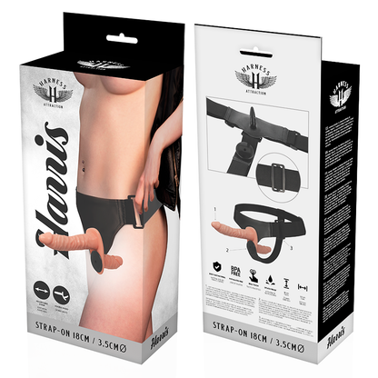 Harness Attraction - Doppelte Penetration Harness mit Vibration
