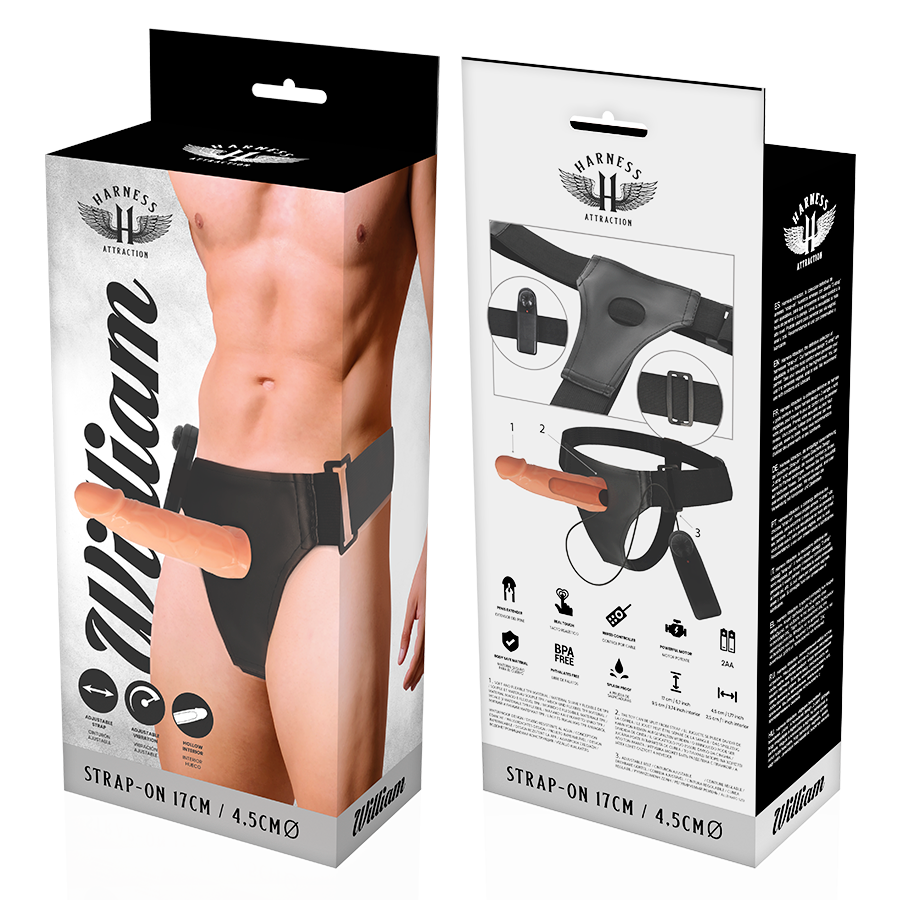 Harness Attraction - William - Penishülle mit Vibration