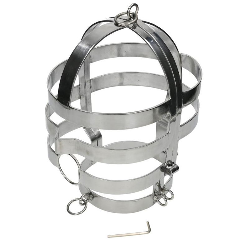Metal Hard - Maske mit Stahlhalskette