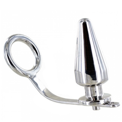 Metal Hard - Stahlring mit Analplug