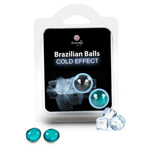 Secretplay - 2 Brasilianische Kugeln mit Kälte-Effekten