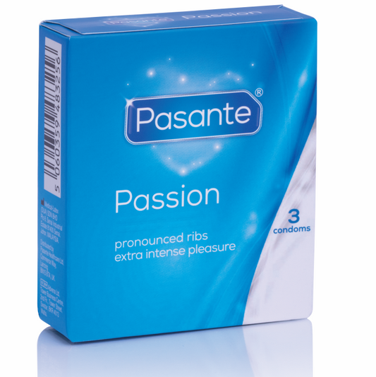 Pasante - Ribbed Passion - Kondome mit Noppen
