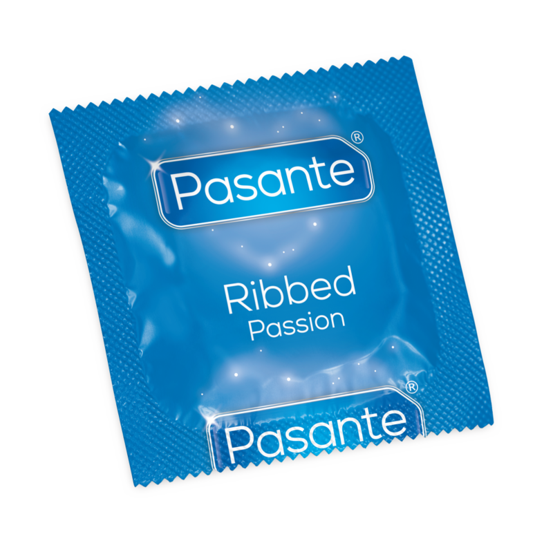 Pasante - Ribbed Passion - Kondome mit Noppen