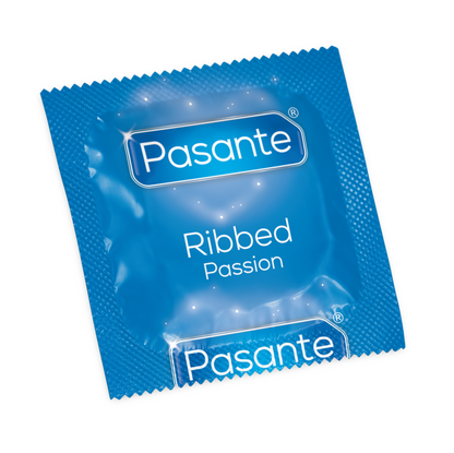 Pasante - Ribbed Passion - Kondome mit Noppen