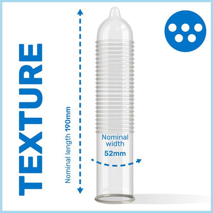 Pasante - Ribbed Passion - Kondome mit Noppen