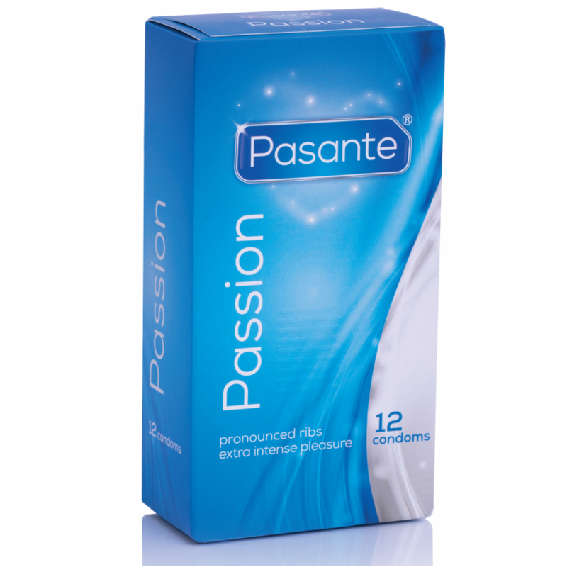 Pasante - Ribbed Passion - Kondome mit Noppen