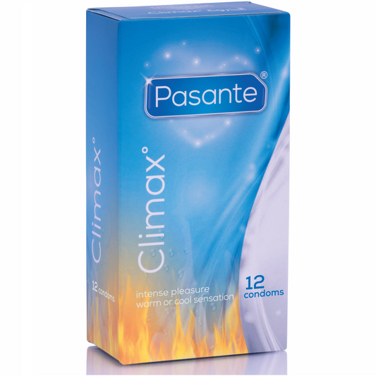 Pasante - Climax - Strukturkondome mit Wärme- & Kälteeffekt