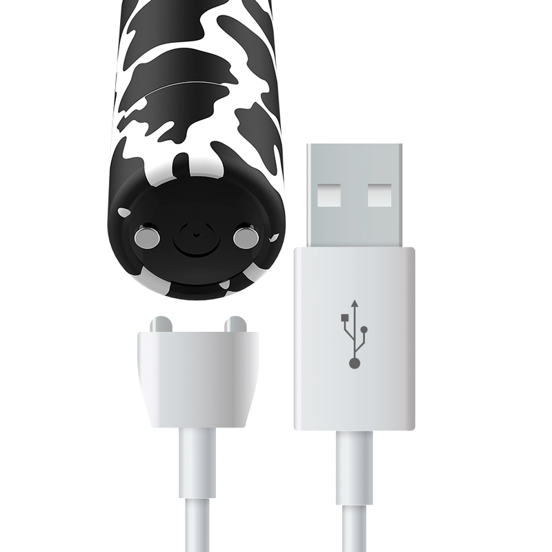 Custom Bullets - Cow - Mini-Vibrator mit Magnetladung