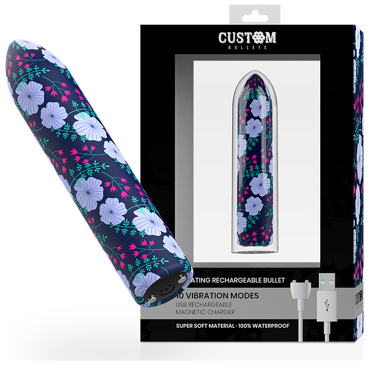 Custom Bullets - Spring - Mini-Vibrator mit Magnetladung