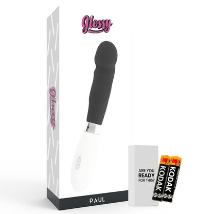 GLOSSY - Silikonvibrator mit abgerundeter Spitze