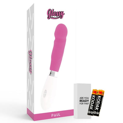 GLOSSY - Silikonvibrator mit abgerundeter Spitze
