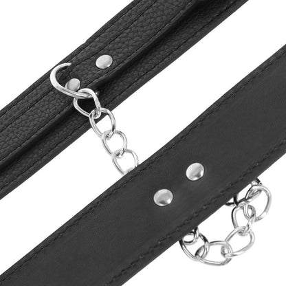 Darkness - Handschellen aus strukturiertem Leder