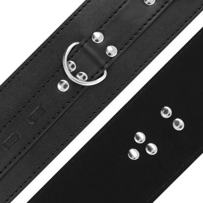 Darkness - Handschellen aus schwarzem Leder