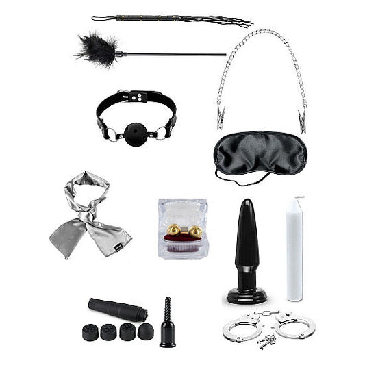 Fetish Fantasy - 10-teiliges Bondage-/Toy-Set