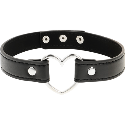 Coquette - Fetischhalsband - Veganes Leder Accessoire