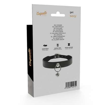 Coquette - Vegane Leder-Halskette mit Reifen