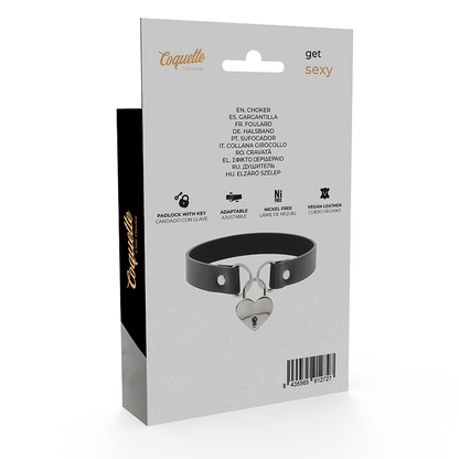 Coquette - Vegane Leder-Halskette mit Klingel