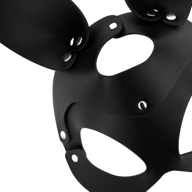 Coquette - Vegane Ledermaske mit Hasenohren