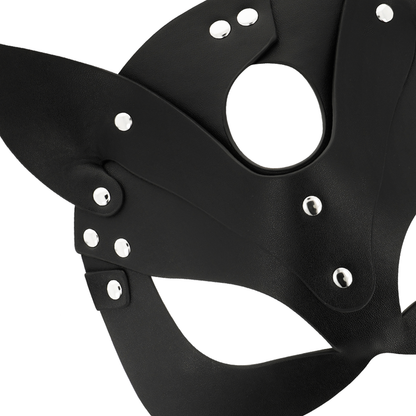 Coquette - Vegane Ledermaske mit Katzenohren