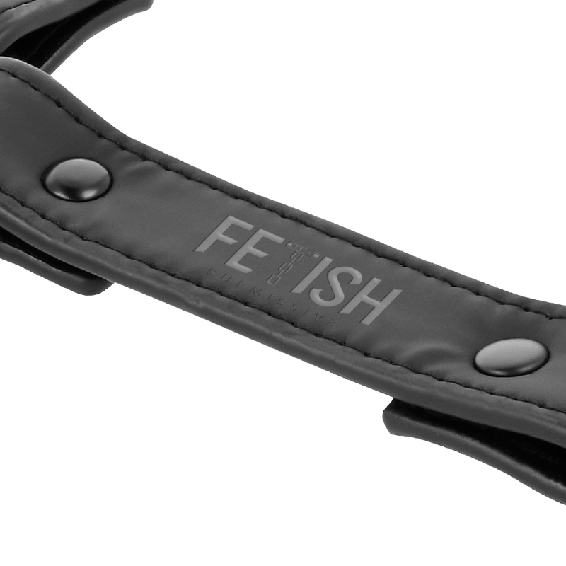 Fetish Submissive - Handschellenverbindung aus veganem Leder