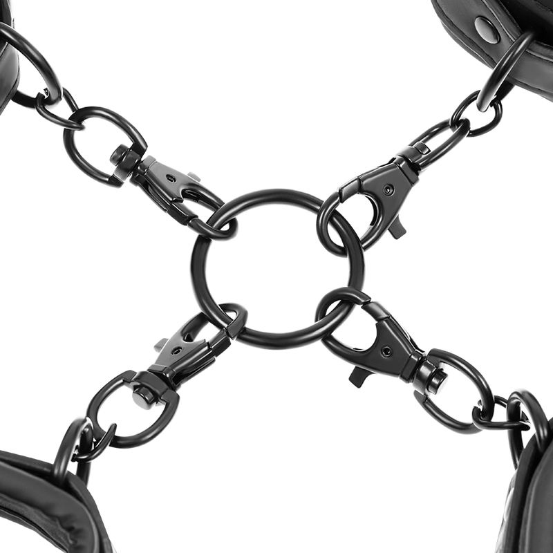 Fetish Submissive - Hand- und Knöchel-Handschellen-Set mit Noprene-Futter