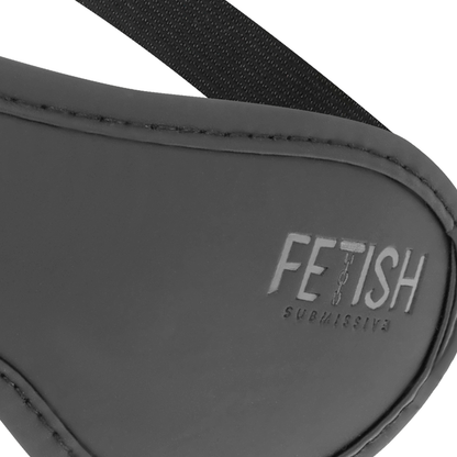 Fetish Submissive - Vegane Ledermaske mit Neoprenfutter