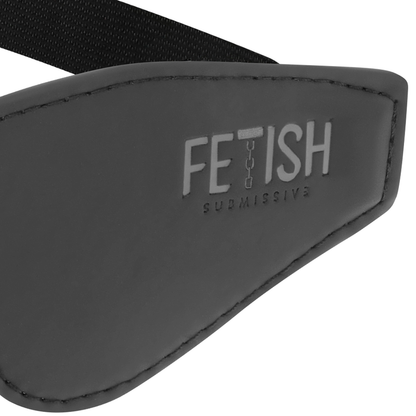 Fetish Submissive - Vegane Ledermaske mit Neoprenfutter