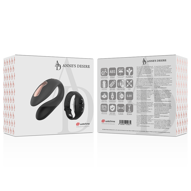 Anne´s Desire - Diskreter Panty-Vibrator mit Smartwatch-Steuerung