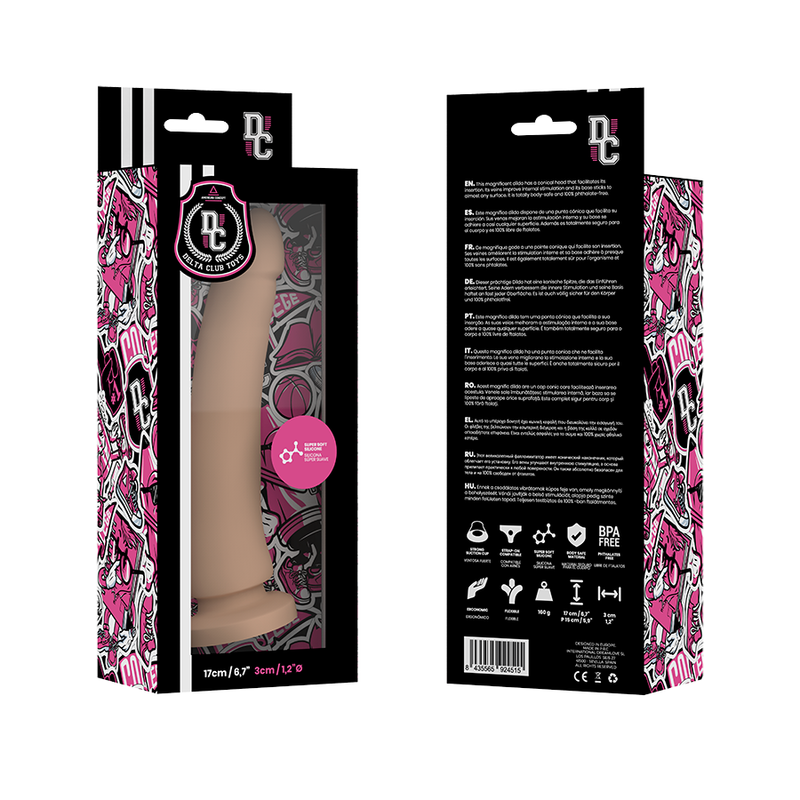 Deltaclub - Silikon Dildo – Klassischer Lustdildo für Stimulation