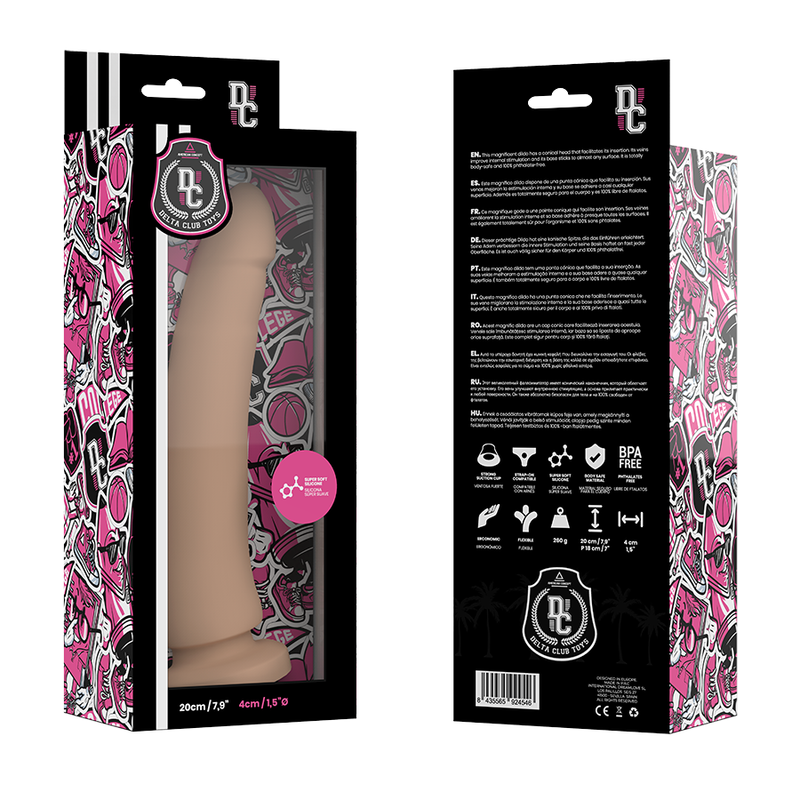 Deltaclub - Silikon Dildo – Klassischer Lustdildo für Stimulation