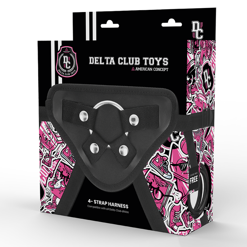 Deltaclub - Harness Silikon Dildo