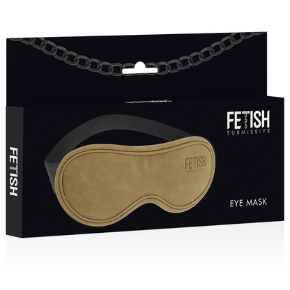 Fetish Submissive - Vegane Ledermaske mit Neoprenfutter