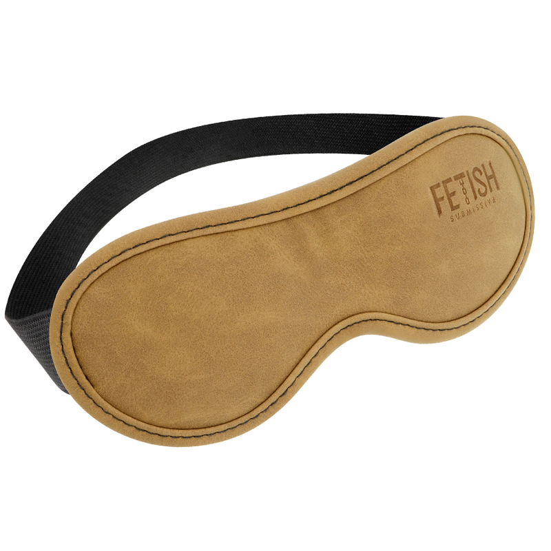 Fetish Submissive - Vegane Ledermaske mit Neoprenfutter