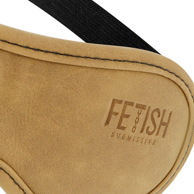 Fetish Submissive - Vegane Ledermaske mit Neoprenfutter